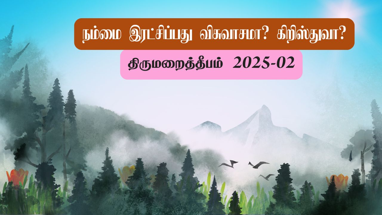 நம்மை இரட்சிப்பது விசுவாசமா? கிறிஸ்துவா?